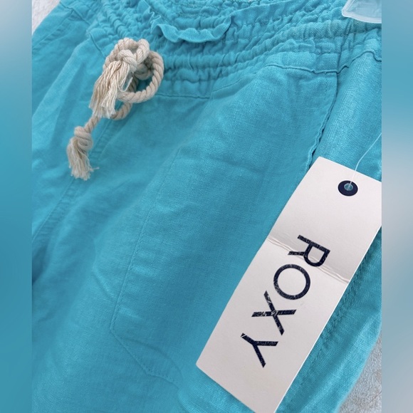 🩵NWT ROXY Oceanside linen blend pants🩵 - Picture 4 of 8